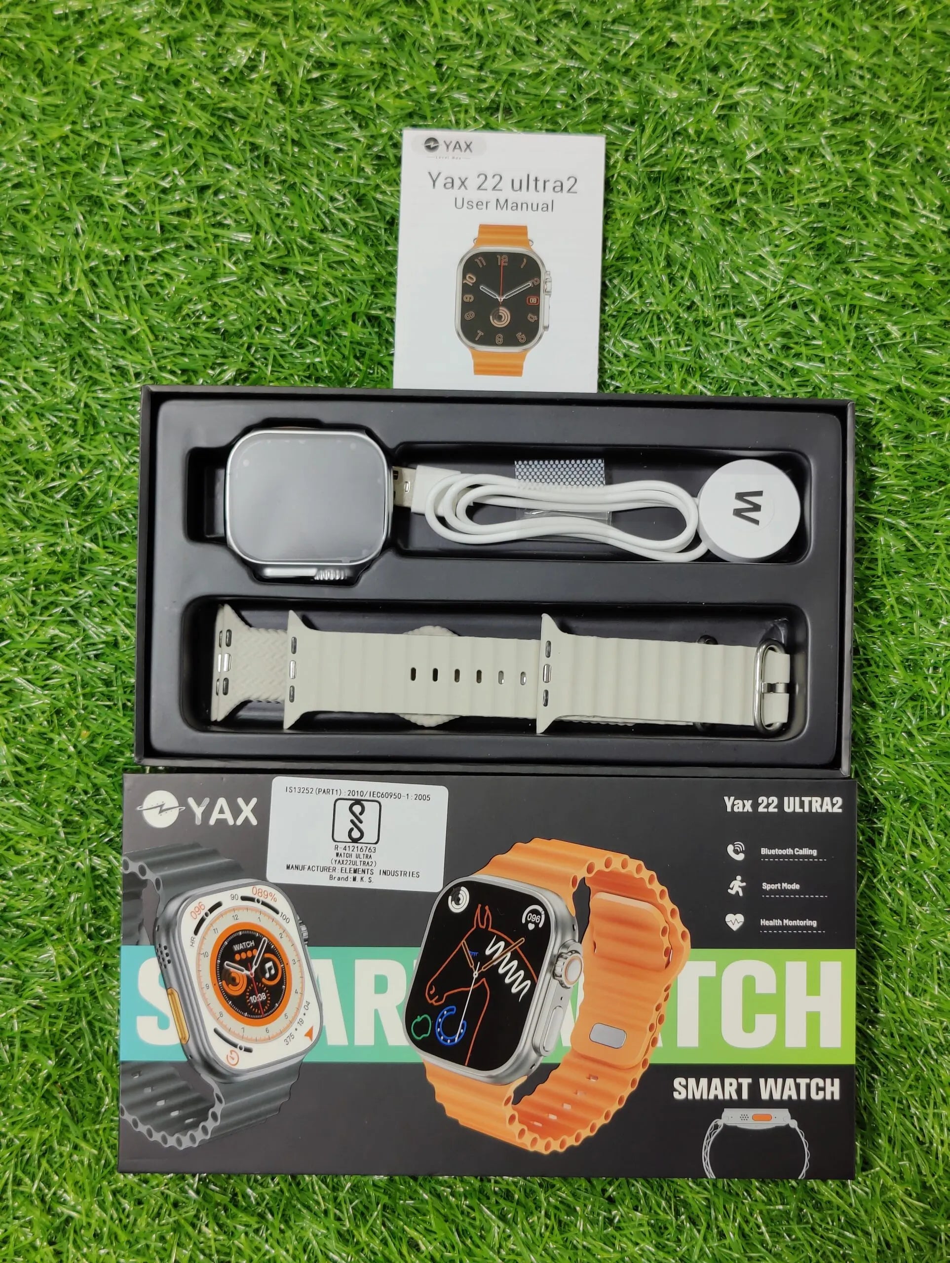 YAX 22 ultra 2 Bluetooth Calling Smart Watch 2 Straps YAX 22 ultra 2 Bluetooth Calling Smart Watch 2 Straps
